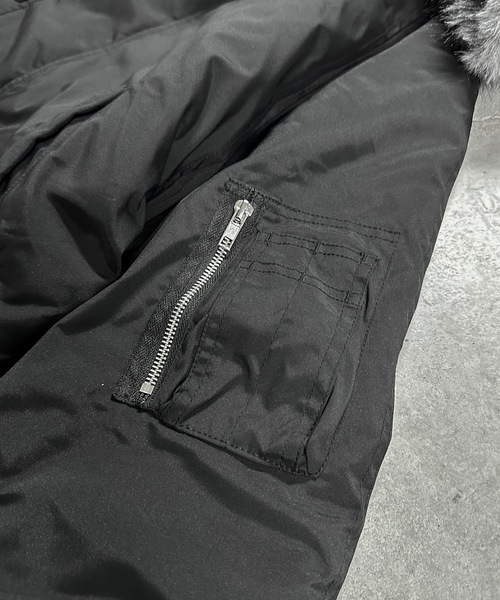 MandO（Auntie Rosa）（エムオー）の「N2Bナイロンフライトジャケット（ブルゾン・メンズ・カーキ/ブラック・LARGE/MEDIUM）」の7枚目の写真