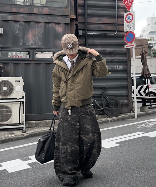 MandO（Auntie Rosa）（エムオー）の「N2Bナイロンフライトジャケット（ブルゾン・メンズ・カーキ/ブラック・LARGE/MEDIUM）」の21枚目の写真