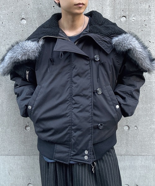 MandO（Auntie Rosa）（エムオー）の「N2Bナイロンフライトジャケット（ブルゾン・メンズ・カーキ/ブラック・LARGE/MEDIUM）」の13枚目の写真