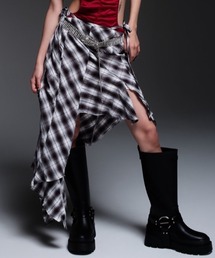 ROYAL FLASH | MITSUKI/ミツキ/CHECK ASYMME SKIRT(スカート)