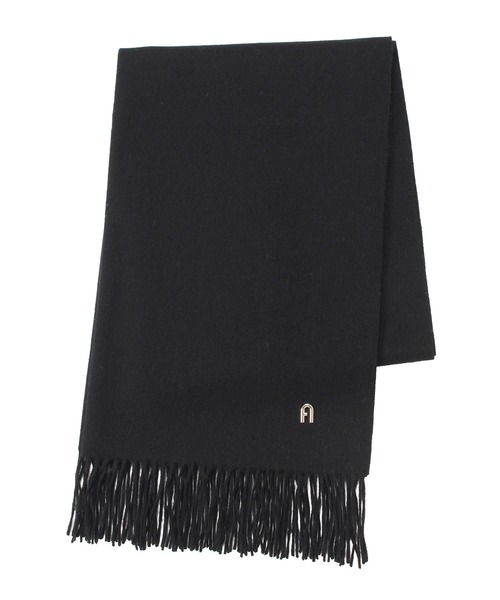 FURLA（フルラ）の「【WEB限定】マフラー 無地 FURLA アーチロゴ（マフラー・レディース・オフホワイト/グレー/ライトブルー/ブラック・FREE）」の12枚目の写真