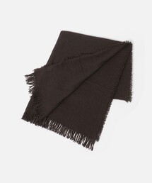極美品✨ユナイテッドアローズ　ストール付き　薄手ウールコート　水色 未使用 ジョンストンズストール ウールカシミヤ混 ラベンダー