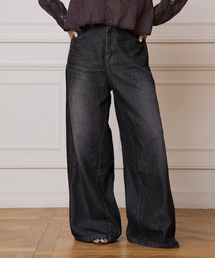 IENA LA BOUCLE | 《追加》IENA LA BOUCLE ソフトデニムシルエットパンツ2(デニムパンツ)