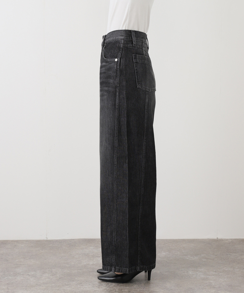 IENA LA BOUCLE(イエナラブークル)の「《追加》IENA LA BOUCLE ソフトデニムシルエットパンツ2(デニムパンツ・レディース・ブルー系その他/ブラック系その他・34/36/38/40)」の7枚目の写真