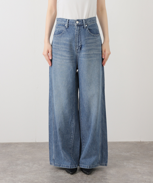 IENA LA BOUCLE(イエナラブークル)の「《追加》IENA LA BOUCLE ソフトデニムシルエットパンツ2(デニムパンツ・レディース・ブルー系その他/ブラック系その他・34/36/38/40)」の17枚目の写真