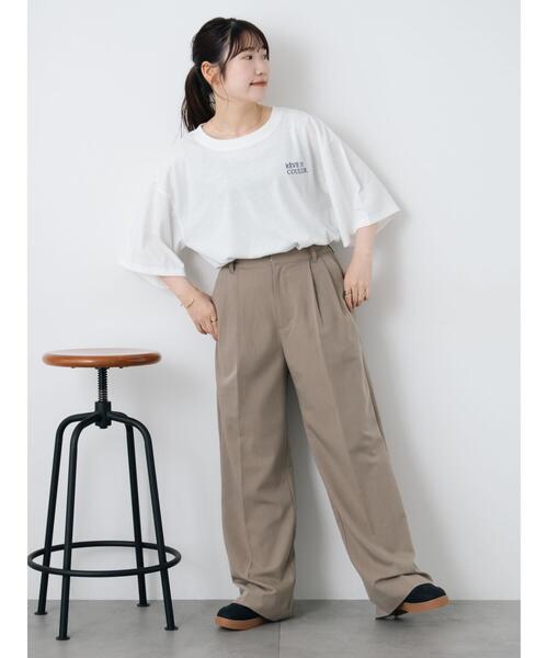 ehka sopo（エヘカソポ）の「センタープレスツータックスラックス（その他パンツ・レディース・モカ/ブラック/グレー・M/S）」の18枚目の写真