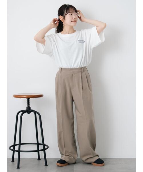 ehka sopo（エヘカソポ）の「センタープレスツータックスラックス（その他パンツ・レディース・モカ/ブラック/グレー・M/S）」の19枚目の写真