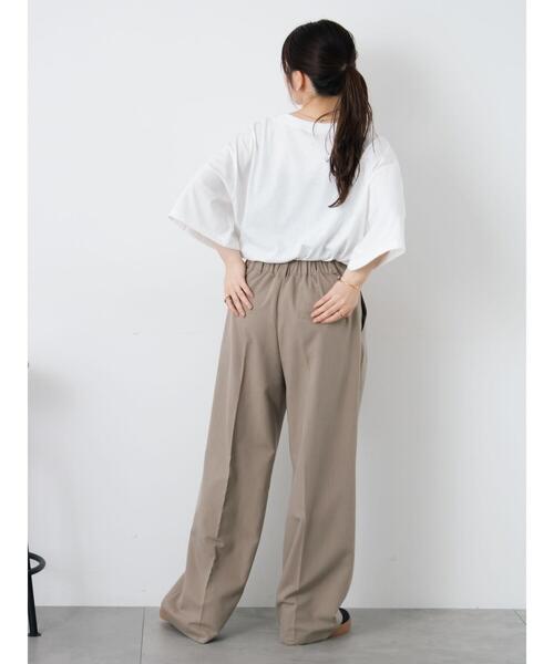 ehka sopo（エヘカソポ）の「センタープレスツータックスラックス（その他パンツ・レディース・モカ/ブラック/グレー・M/S）」の21枚目の写真