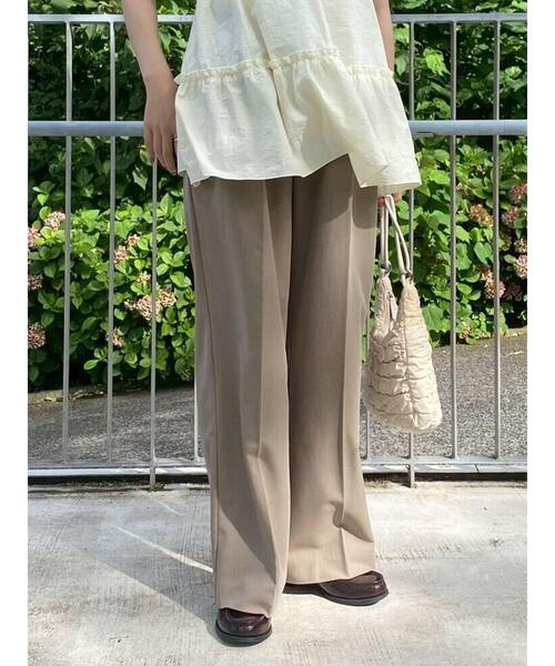 ehka sopo（エヘカソポ）の「センタープレスツータックスラックス（その他パンツ・レディース・モカ/ブラック/グレー・M/S）」の22枚目の写真