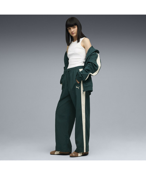 PUMA(プーマ)の「PUMA プーマ ユニセックス T7 オーバーサイズド トラック パンツ(その他パンツ・メンズ・ブラック/ダークグリーン・XX-LARGE/X-LARGE/MEDIUM/SMALL/LARGE)」の4枚目の写真