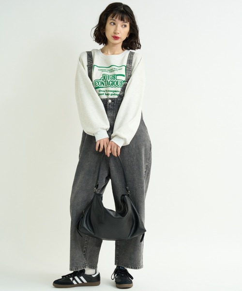 A.D.C.L.（エーディーシーエル）の「フィッシャーマンデザイン ワイドデニムパンツ（サロペット/オーバーオール・レディース・ブラック/ブルー/サックスブルー・M/L）」の21枚目の写真