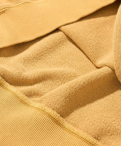 Goodwear（グッドウェア）の「【Goodwear/グッドウェア】USAコットン裏毛 製品染め ビッグシルエット スウェットプルオーバー（スウェット・メンズ・グリーン/スモークピンク/チャコールグレー/イエロー/ダークブルー・MEDIUM/SMALL/LARGE）」の18枚目の写真