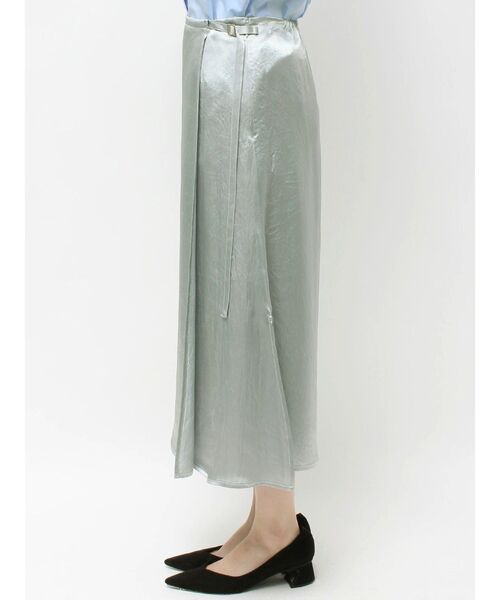 TONAL（トーナル）の「アセテート配色STラップスカート（スカート・レディース・ブラウン/ミント/ベージュ・SMALL/MEDIUM）」の16枚目の写真
