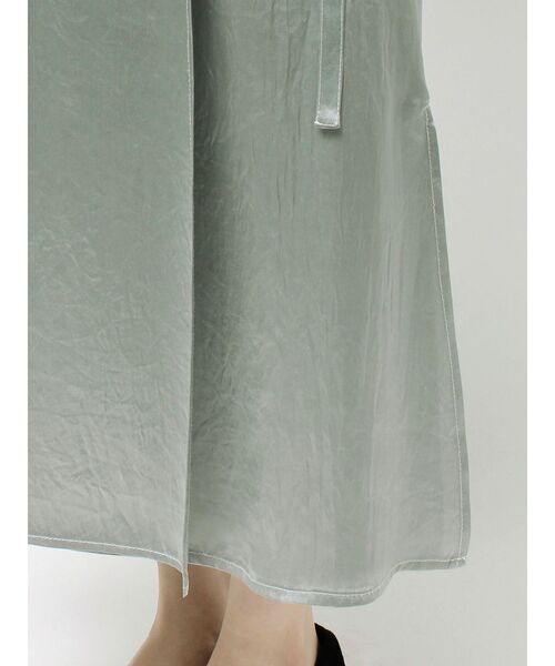 TONAL（トーナル）の「アセテート配色STラップスカート（スカート・レディース・ブラウン/ミント/ベージュ・SMALL/MEDIUM）」の4枚目の写真