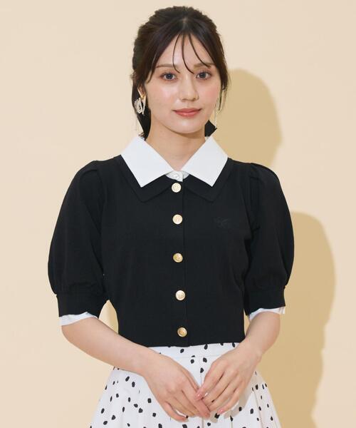 WILLSELECTION(ウィルセレクション)の「レイヤードカラープルオーバー(ニット/セーター・レディース・モカ/ダークブラウン/ブラック/グレー・FREE)」の2枚目の写真