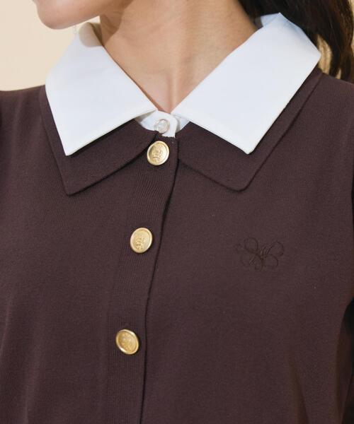 WILLSELECTION(ウィルセレクション)の「レイヤードカラープルオーバー(ニット/セーター・レディース・モカ/ダークブラウン/ブラック/グレー・FREE)」の21枚目の写真