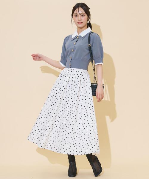 WILLSELECTION(ウィルセレクション)の「レイヤードカラープルオーバー(ニット/セーター・レディース・モカ/ダークブラウン/ブラック/グレー・FREE)」の17枚目の写真