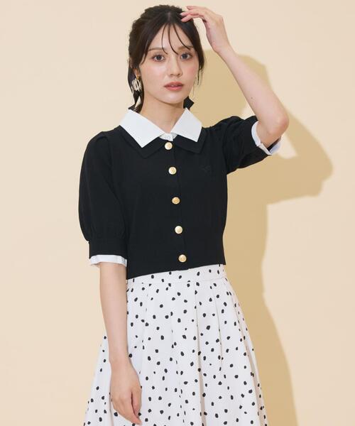 WILLSELECTION(ウィルセレクション)の「レイヤードカラープルオーバー(ニット/セーター・レディース・モカ/ダークブラウン/ブラック/グレー・FREE)」の11枚目の写真