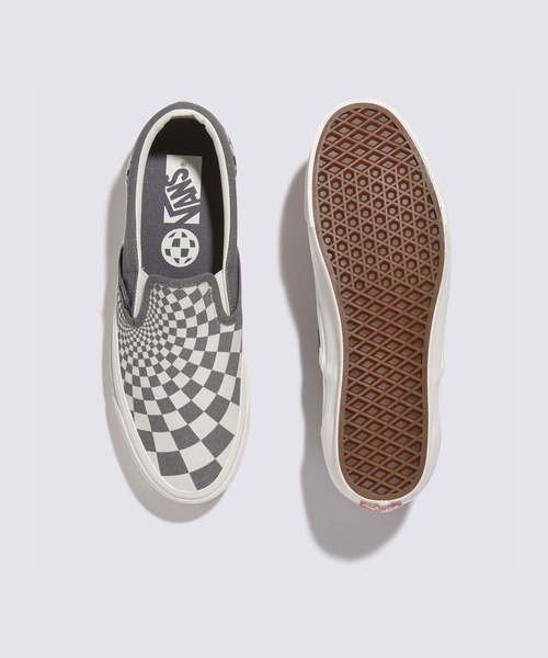 VANS（バンズ）の「MTE スリッポン / MTE Slip-On Reissue 98 RADIAL VN000CWAGX81（スリッポン・メンズ・グレー×ホワイト・4/4.5/5/5.5）」の3枚目の写真