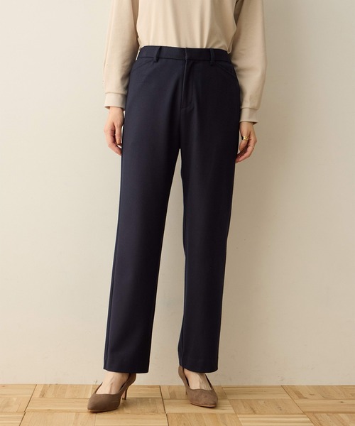 DECOY SINCE 1981（デコイシンスイチキュウハチイチ）の「裏起毛テーパードパンツ【ウエストゴム・大きいサイズあり】（その他パンツ・レディース・チャコールグレー/ブラウン/ネイビー・61/64/67/70/76/80）」の20枚目の写真