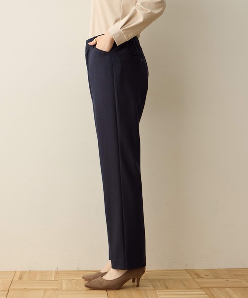 DECOY SINCE 1981（デコイシンスイチキュウハチイチ）の「裏起毛テーパードパンツ【ウエストゴム・大きいサイズあり】（その他パンツ・レディース・チャコールグレー/ブラウン/ネイビー・61/64/67/70/76/80）」の22枚目の写真