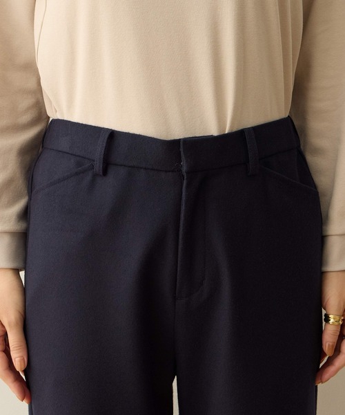 DECOY SINCE 1981（デコイシンスイチキュウハチイチ）の「裏起毛テーパードパンツ【ウエストゴム・大きいサイズあり】（その他パンツ・レディース・チャコールグレー/ブラウン/ネイビー・61/64/67/70/76/80）」の12枚目の写真