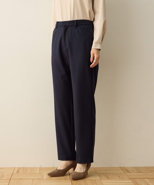 DECOY SINCE 1981（デコイシンスイチキュウハチイチ）の「裏起毛テーパードパンツ【ウエストゴム・大きいサイズあり】（その他パンツ・レディース・チャコールグレー/ブラウン/ネイビー・61/64/67/70/76/80）」の21枚目の写真