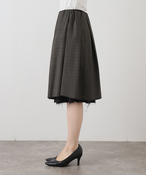 PROVOKE （プロヴォーク）の「【PROVOKE/プロヴォーク】 REVERSIBLE MIDI SK：スカート（スカート・レディース・ブラウン系その他・FREE）」の10枚目の写真