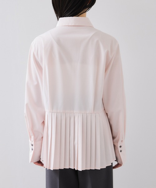 VIS（ビス）の「プリーツシャツ/イージーケア（シャツ/ブラウス・レディース・ホワイト/ピンク/ブルー・FREE）」の12枚目の写真