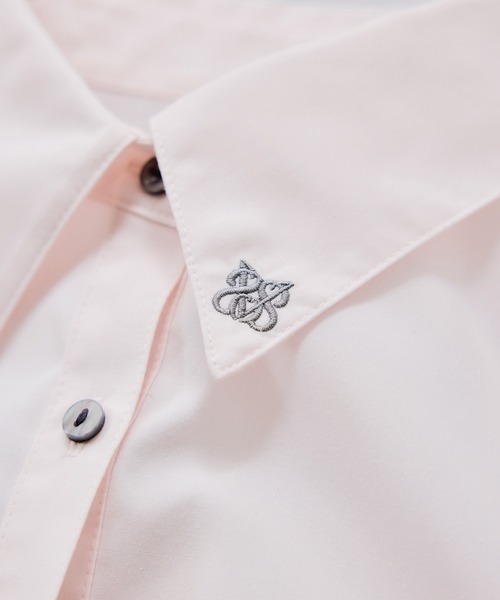 VIS（ビス）の「プリーツシャツ/イージーケア（シャツ/ブラウス・レディース・ホワイト/ピンク/ブルー・FREE）」の8枚目の写真