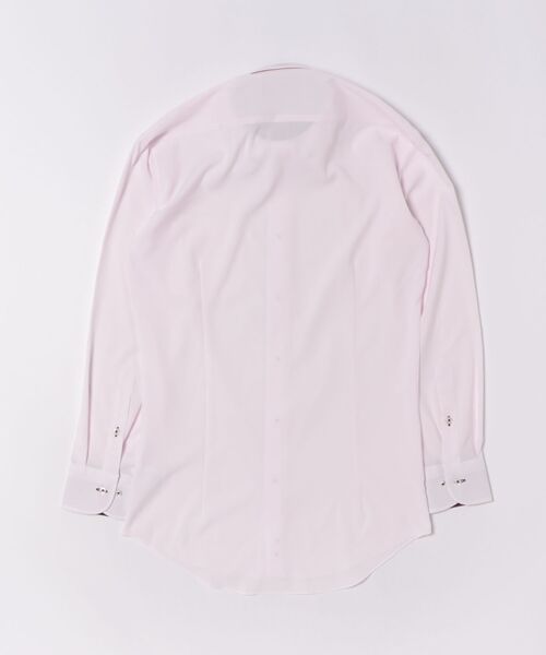 TOKYO SHIRTS(トウキョウシャツ)の「【吸水速乾】【COFREX】形態安定ノンアイロン ボタンダウン 長袖ビジネスワイシャツ(ビジネスシャツ・メンズ・ピンク・首回り39cm-裄丈80cm/首回り39cm-裄丈84cm/首回り41cm-裄丈82cm/首回り41cm-裄丈86cm/首回り42cm-裄丈82cm/首回り42cm-裄丈86cm/首回り43cm-裄丈82cm/首回り43cm-裄丈86cm/首回り37cm-裄丈80cm/首回り37cm-裄丈84cm)」の7枚目の写真