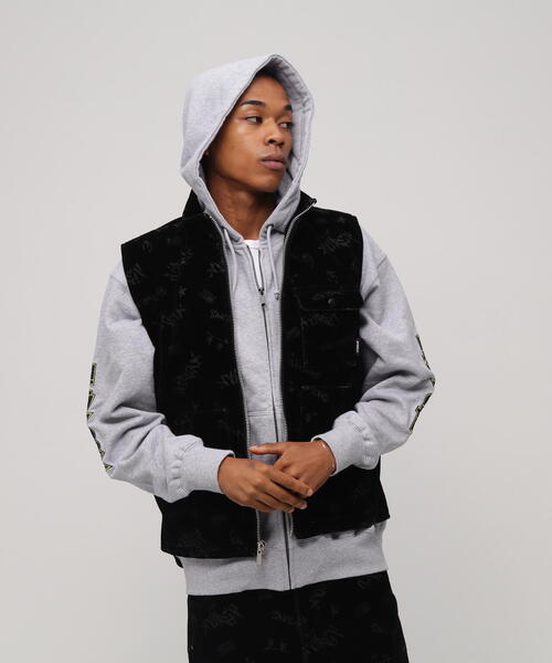 AVIREX(アヴィレックス)の「FLOCKING DENIM VEST / フロッキング デニムベスト / AVIREX / アヴィレックス(ベスト・メンズ・ブラック・MEDIUM/LARGE/X-LARGE)」の18枚目の写真