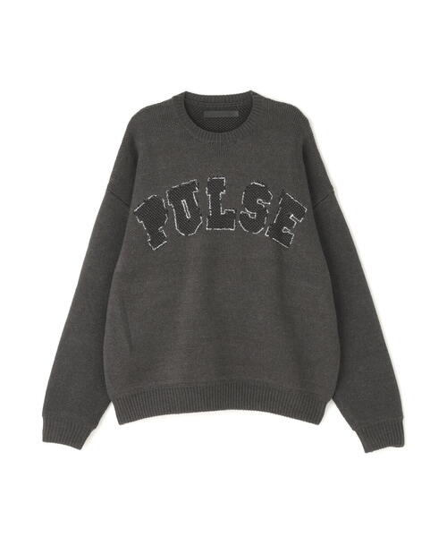 DANKE SCHON（ダンケシェーン）の「DankeSchon/ダンケシェーン/TC KNIT LOGO（ニット/セーター・レディース・チャコールグレー/ベージュ・L/M）」の21枚目の写真