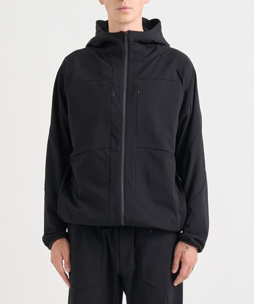 WHITE MOUNTAINEERING(ホワイトマウンテニアリング)の「【White Mountaineering / ホワイトマウンテニアリング】別注BLK SUPER LIGHT SWEAT ZIPUP HOODIE(パーカー・メンズ・ブラック・3/2/1/0)」の4枚目の写真