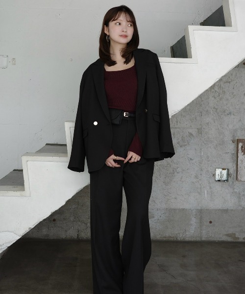 anuans（アニュアンス）の「シルクカシミアブレンドデコルテリブニット（ニット/セーター・レディース・グレー/アイボリー/ブラック/キャメル/バーガンディー・FREE）」の20枚目の写真