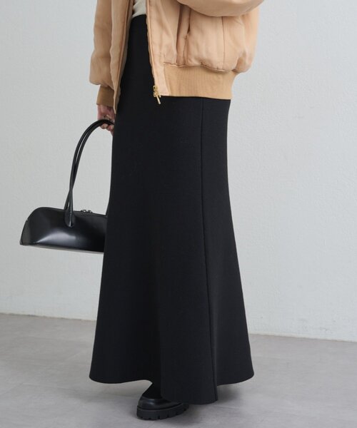 LOUNGEDRESS（ラウンジドレス）の「【@_shirabe.s_コラボ】スウェットライクマーメイドニットスカート（スカート・レディース・ブラウン/ブラック/ライトベージュ・FREE）」の13枚目の写真