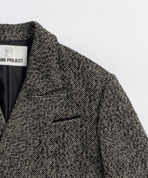 PRANK PROJECT（プランクプロジェクト）の「ウールダブルミドルコート / Wool Double Mid-Length Coat（その他アウター・レディース・グレー/マルチ/ブラック・FREE）」の17枚目の写真
