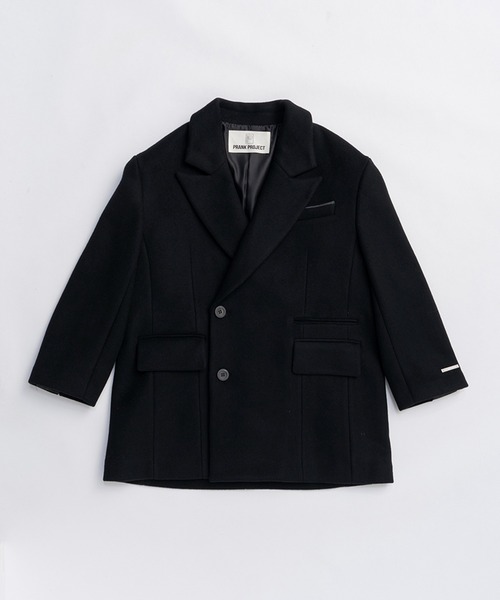 PRANK PROJECT（プランクプロジェクト）の「ウールダブルミドルコート / Wool Double Mid-Length Coat（その他アウター・レディース・グレー/マルチ/ブラック・FREE）」の8枚目の写真