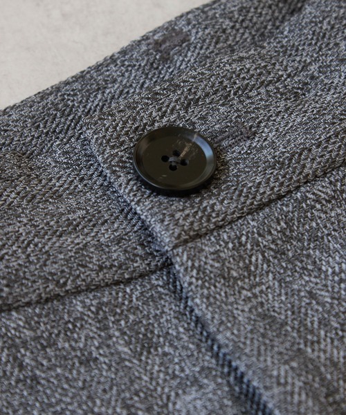 VIS（ビス）の「ツイード2タックワイドパンツ（その他パンツ・レディース・ブラウン系その他2/チャコールグレー・S/M）」の5枚目の写真