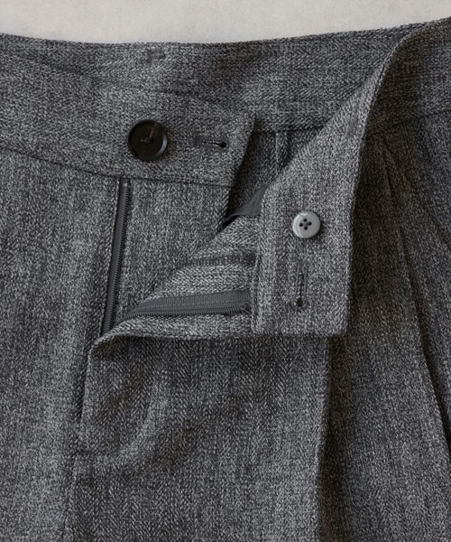 VIS（ビス）の「ツイード2タックワイドパンツ（その他パンツ・レディース・ブラウン系その他2/チャコールグレー・S/M）」の6枚目の写真