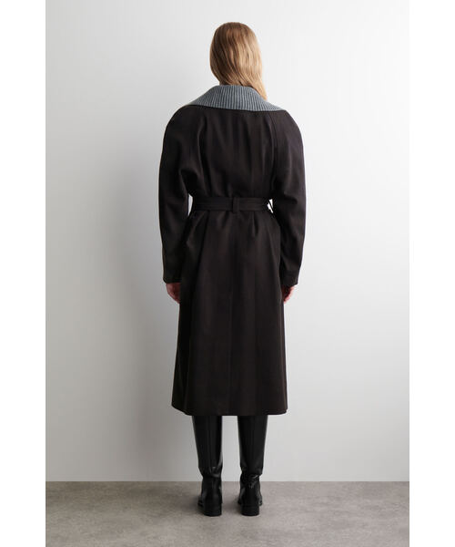COS（コス）の「ウール混トレンチコート（トレンチコート・レディース・ネイビー/ブラウン系その他・XXS/L/XS/S/M）」の10枚目の写真