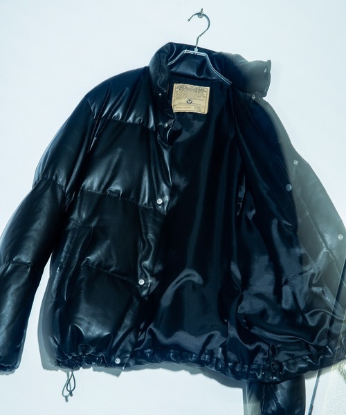 別注》【AVIREX for ADAM ET ROPE'】レザーダウンジャケット（ダウン