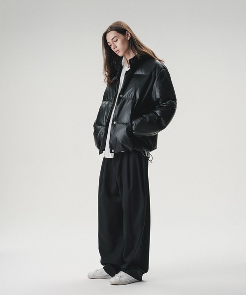 別注》【AVIREX for ADAM ET ROPE'】レザーダウンジャケット（ダウン