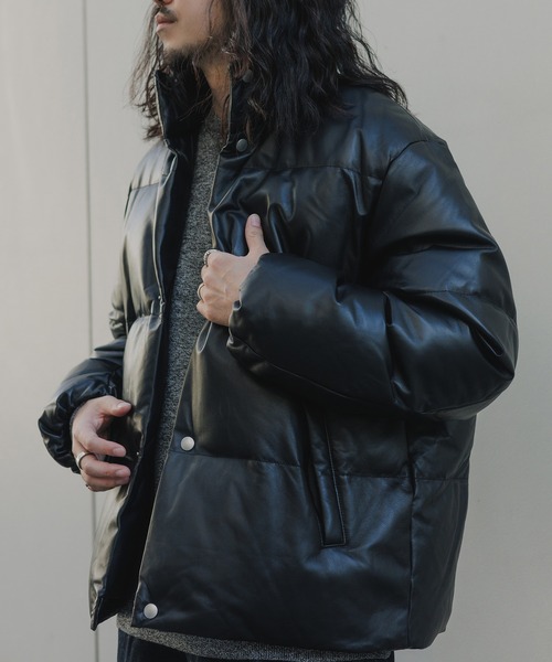 ジャケット・アウター AVIREX for ADAMETROPE LEATHER DOWNJACKET ADAM ET ROPE'｜《別注》【AVIREX for ADAM ET ROPE'】レザーダウン