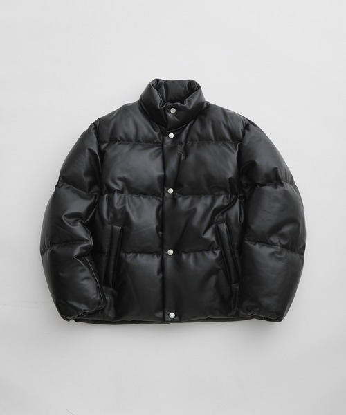 別注》【AVIREX for ADAM ET ROPE'】レザーダウンジャケット（ダウン