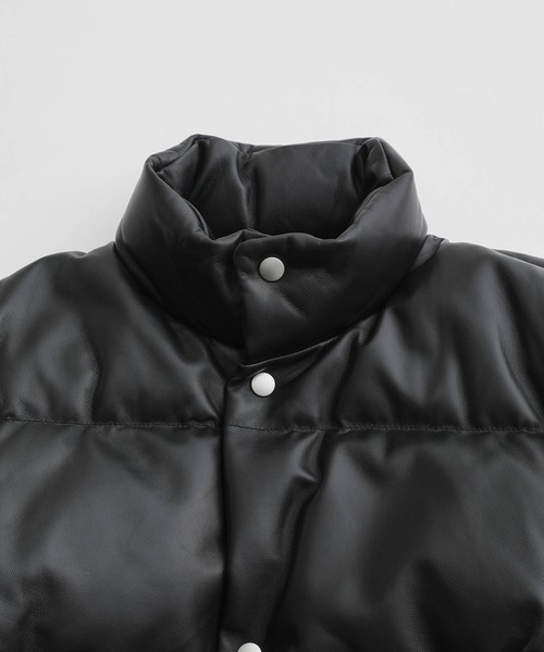 別注》【AVIREX for ADAM ET ROPE'】レザーダウンジャケット（ダウン