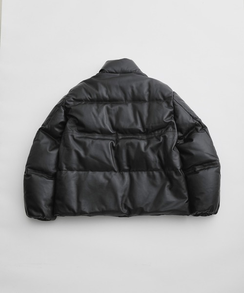 別注》【AVIREX for ADAM ET ROPE'】レザーダウンジャケット（ダウン