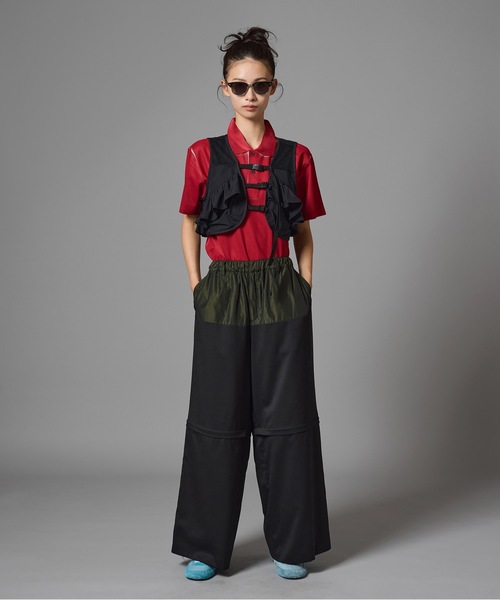 NON TOKYO（ノントーキョー）の「2WAY BI COLOR SLACKS（スラックス・レディース・グレー/ライトブルー/ブラック・2/1）」の13枚目の写真