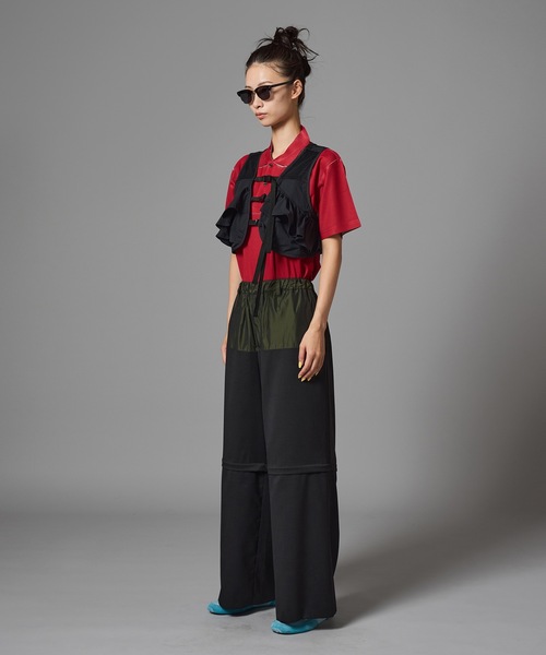 NON TOKYO（ノントーキョー）の「2WAY BI COLOR SLACKS（スラックス・レディース・グレー/ライトブルー/ブラック・2/1）」の15枚目の写真