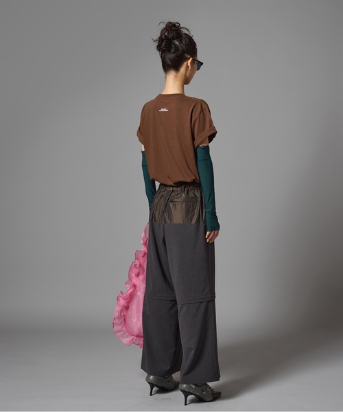 NON TOKYO（ノントーキョー）の「2WAY BI COLOR SLACKS（スラックス・レディース・グレー/ライトブルー/ブラック・2/1）」の7枚目の写真